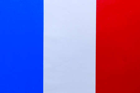 Paper background in the colors of the flag of France.の写真素材