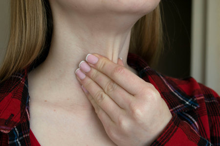 scar after surgery on woman neck