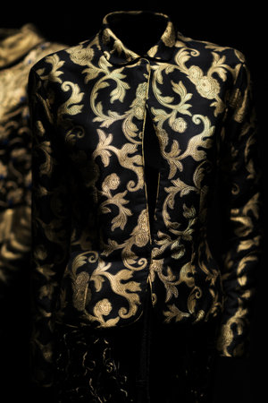 Italy, Milan - 04 December, 2022: Armani Silos, the fashion art space in Milan dedicated to the Armani style. Permanent exhibition space with luxury dresses and costumesのeditorial素材