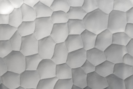 Polygon grey mosaic background, hexagon backdrop, polygonal structure design