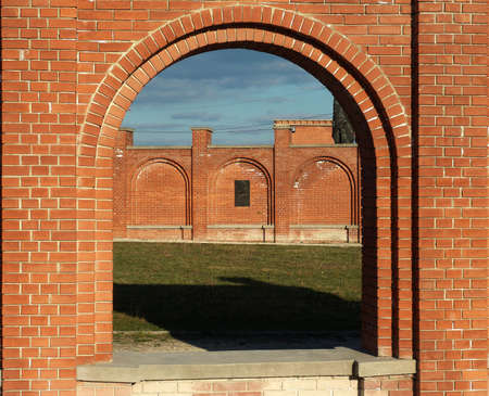 Lenin relief on the wall in Budapest Hungaryの写真素材
