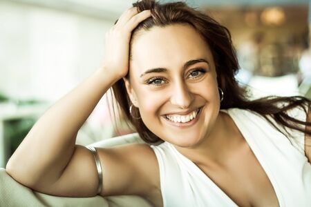 Pretty and smiling 30の写真素材