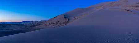 night landscape in desertの写真素材