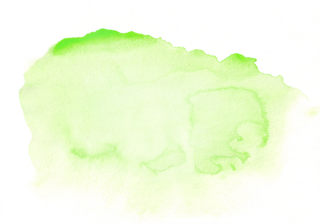 Light green horizontal  watercolor  gradient  hand drawn  background. It's useful for graphic design, backdrops, prints, wallpaper and etc.の写真素材
