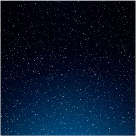 Big square high resolution night sky with stars on it. Deep space universe background for your work and design. Vector stellar panoramaのイラスト素材