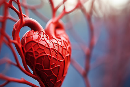 Cardiovascular System. Anatomical Structure and Function of the Heart and Blood Vesselsの素材