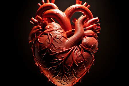 Cardiovascular System. Anatomical Structure and Function of the Heart and Blood Vesselsの素材
