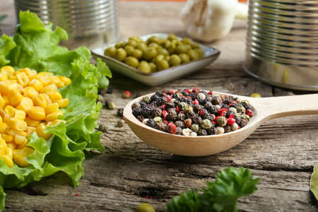 Canned beans. Useful trace elements. Ingredients for cooking. Proper nutrition, non-GMO. Organic food. Canned food, long-term storage.の写真素材