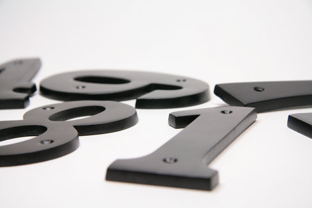 number backgroundの写真素材