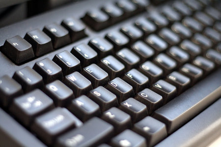 black keyboard