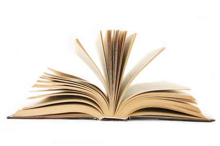 open book, old yellow bookの写真素材