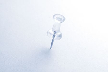 transparency pushpin close upの写真素材