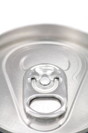 top of soda can, close up