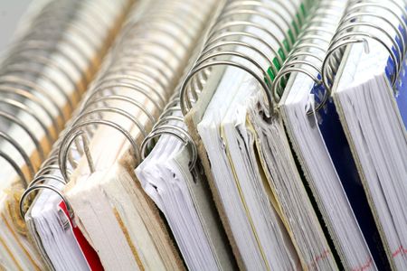 notebook close up, concept of educationの写真素材