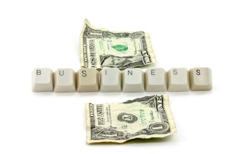 letter keys close up, concept of online businessの写真素材