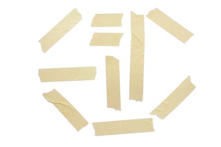 sticky tape with white backgroundの写真素材