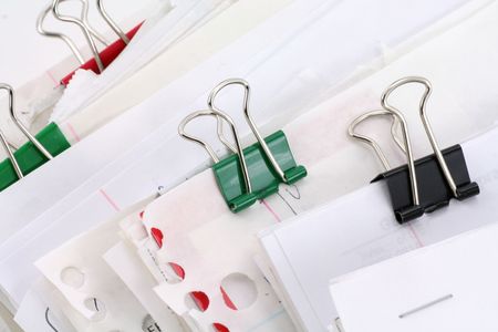 filing document, concept of paperworkの写真素材