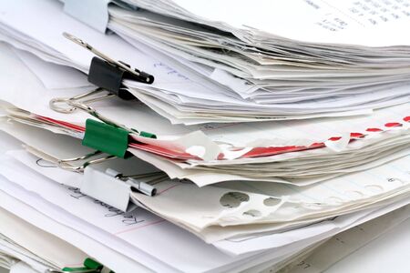 filing document, concept of paperworkの写真素材