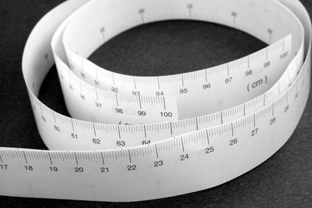 Tape Measure close up shotの写真素材