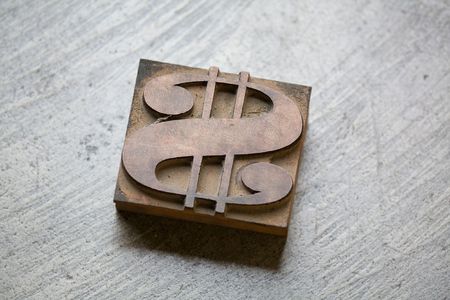 Antique Dollar Typeface, business conceptの写真素材