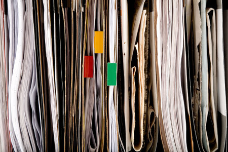 document close up for background