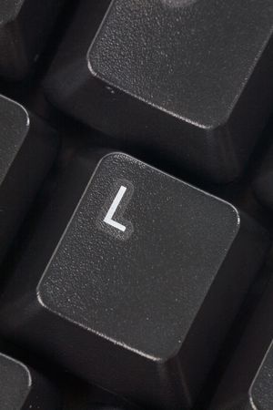 black computer keyboard close up black computer keyboard close up