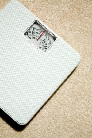 Bathroom Scale close up shotの写真素材
