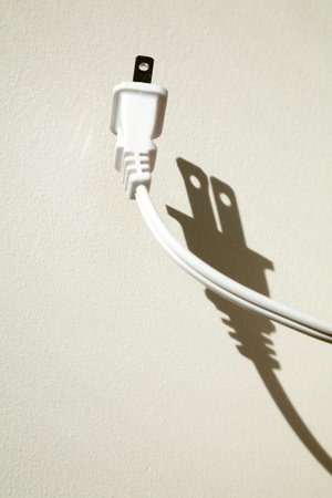 Electric Plug, concept of Power Supply shortageの写真素材
