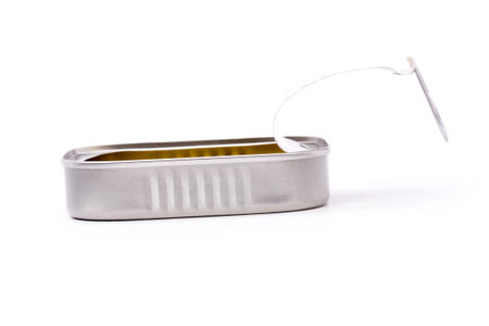 a Can with white background