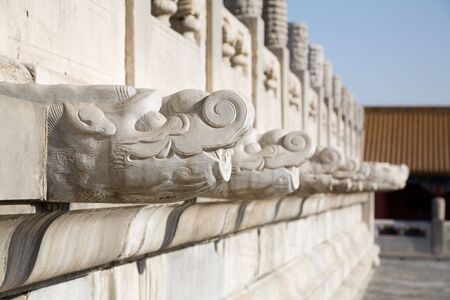 Forbidden City in beijing chinaの写真素材