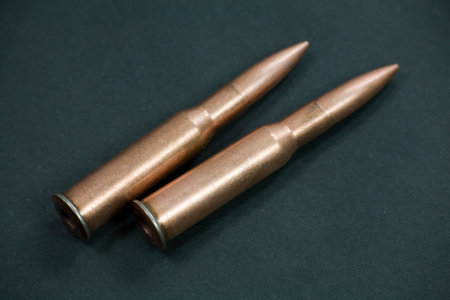Rifle Bullet close up shot