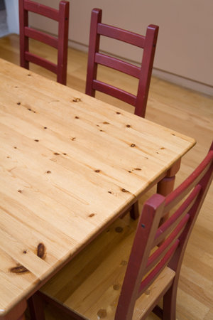 dining room and dining table for background