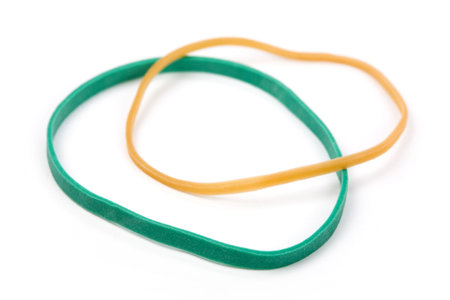 Rubber Band with white background