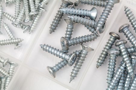 screws close up shot for backgroundの写真素材