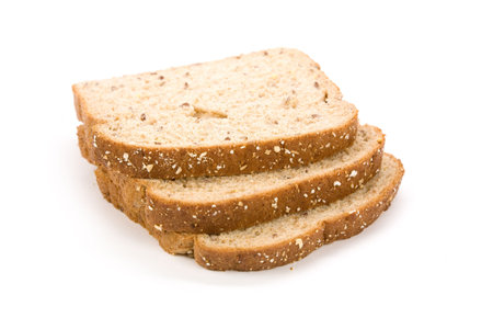 Sliced Brown Bread close up shot