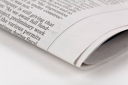 newspaper close up shot for backgroundの写真素材