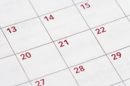 Calendar close up shot for backgroundの写真素材