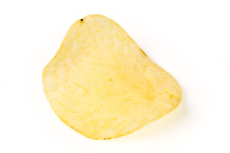 Potato Chip close up shotの写真素材