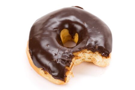 Donut with white background close up shotの写真素材