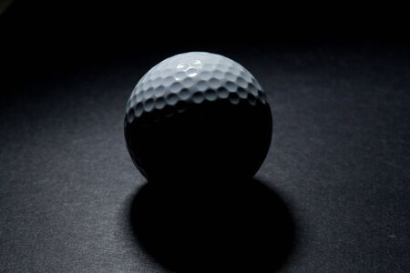 Golf Ball close up shotの写真素材