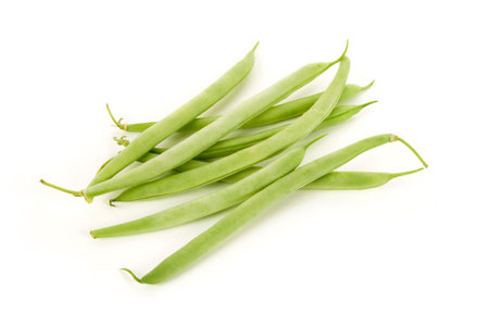 Green Bean with white background