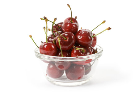 Red Cherry close up for background