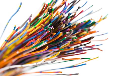 Colorful Cable, Concept of Communication, Data Lineの写真素材