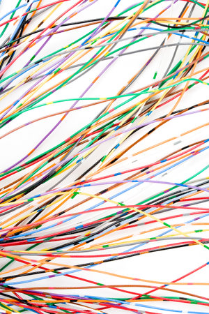 Colorful Cable, Concept of Communication, Data Line