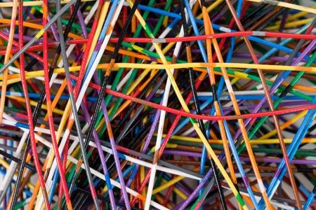 Colorful Cable, Concept of Communication, Data Lineの写真素材