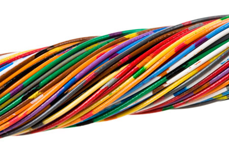 Colorful Cable, Concept of Communication, Data Line