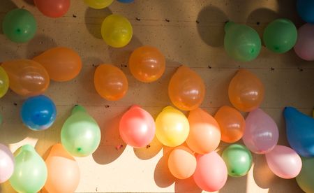 Balloon Dart Game close upの写真素材