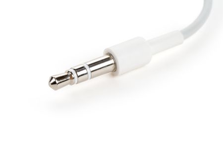 Electric Audio Plug, close up shotの写真素材