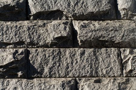 Stone Wall close up for backgroundの写真素材