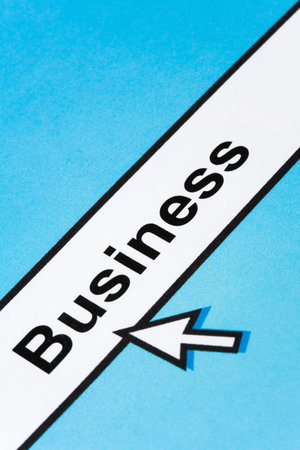 Computer Screen, concept of Online Business Successの写真素材